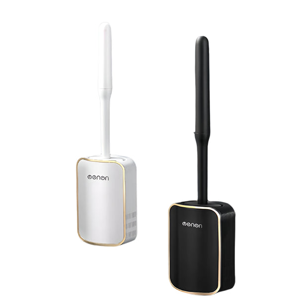 Wall-Mount Quick Drain Toilet Brush Set