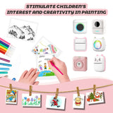 Mini Portable Printer Thermal Paper HD 57*25mm Universal Self-adhesive Roll Paper Label Sticker For Phone Printing Picture Photo UpTrend Deals