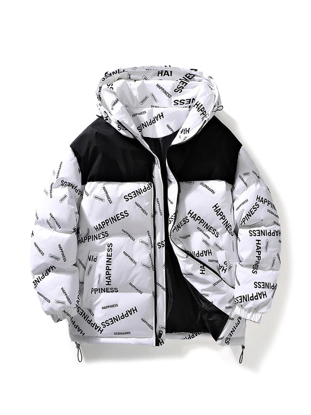 Winter Men Clothes New Parkas Cotton Padded Men Coat Winter Thick Warm Hooded Men Overcoat Teenagers Padded Jacket Down Jacket