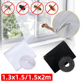 Magnetic Mosquito Net for Windows, Fly Screen with Self-Adhesive Tape