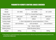 Customized Track-type All-terrain Zero-turn Remote-controlled Lawn Mower High Efficiency and Energy Saving