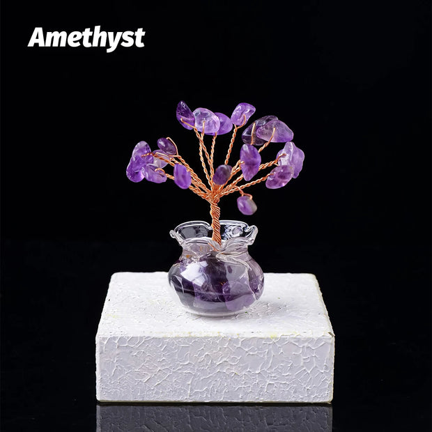 Crystal Healing Tree Tabletop Ornament
