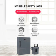 Invisible Magnetic Digital Cabinet Lock Rfid Plastic Safety Smart Drawer Hidden Lock Protect Privacy Drawer Cabinet Lock