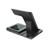 3-in-1 Wireless Charging Station – Travel Pad for iPhone 12-17, iWatch & AirPods, 15W
