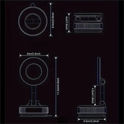 360° Rotating Magnetic Car Phone Holder