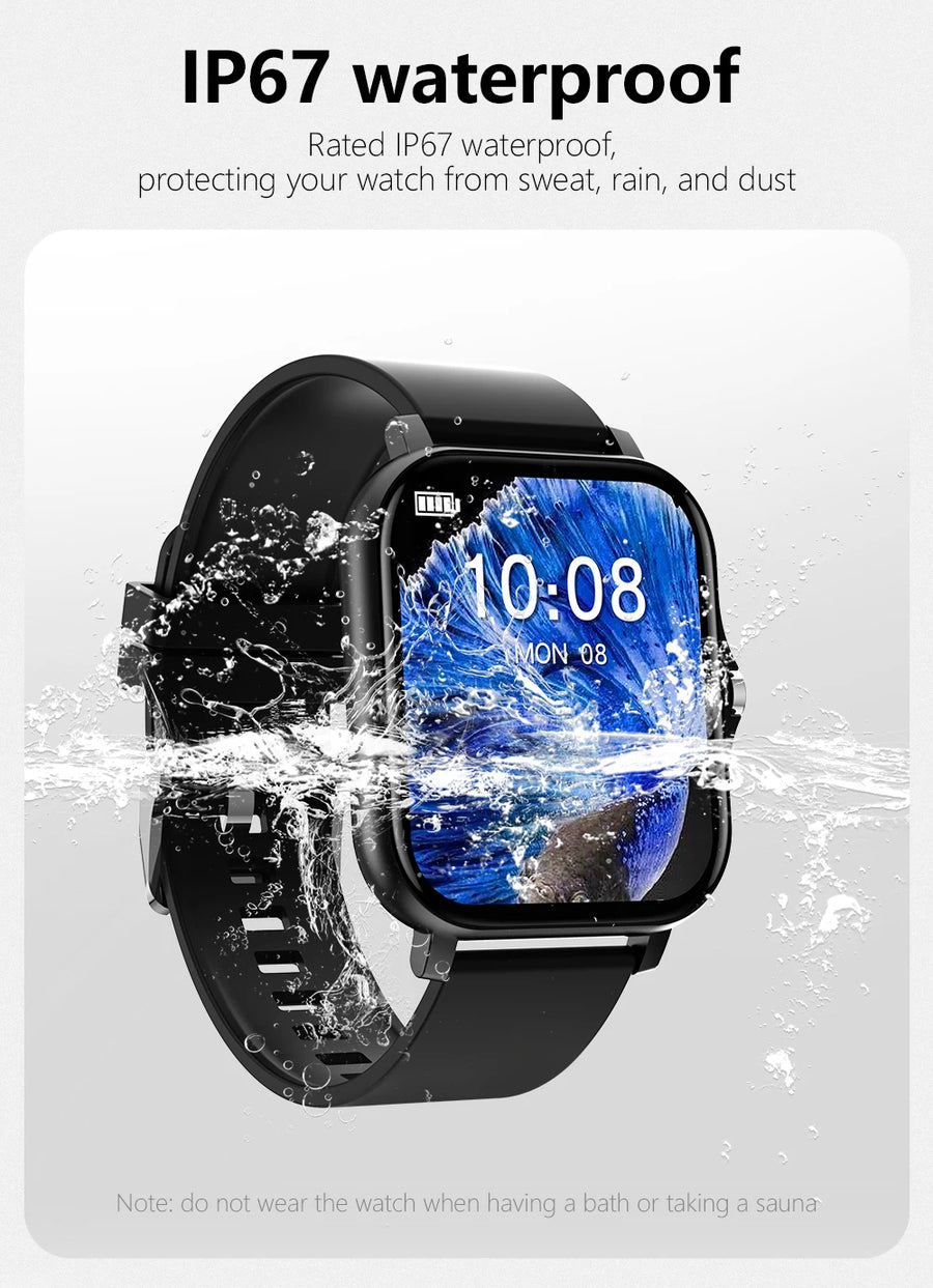 Multifunction Smart Watch, Message Reminder, Music Control, Sports Tracking