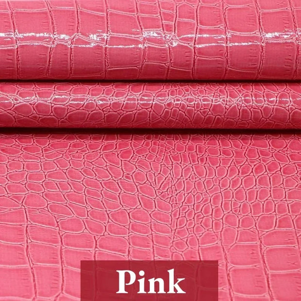 Alligator Pattern Self Adhesive Leather Repair Patch for Car Interior Faux Crocodile Texture Sofa Furniture Renovation Stickers