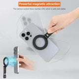 Magnetic Phone Tripod Mount – MagSafe Cold Shoe Mount with 1/4 Screw for iPhone & Android