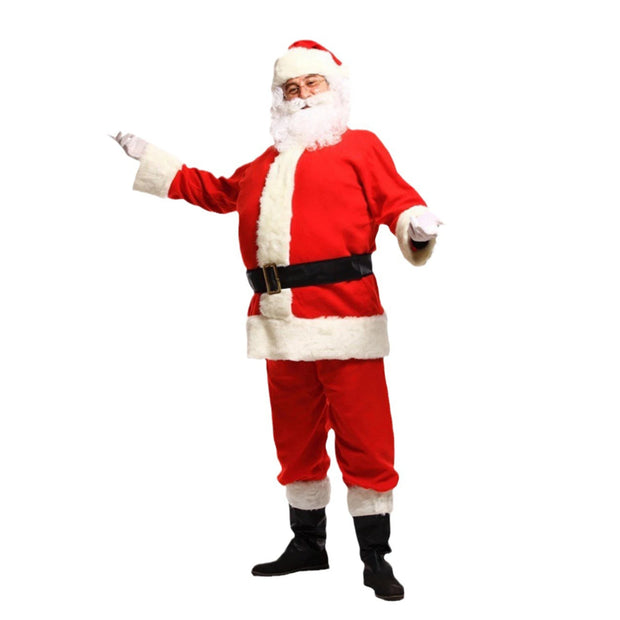 Santa Claus Costume Set Christmas Costumes Adult Role-Playing Costume Christmas Carnival Cosplay Performance Clothes