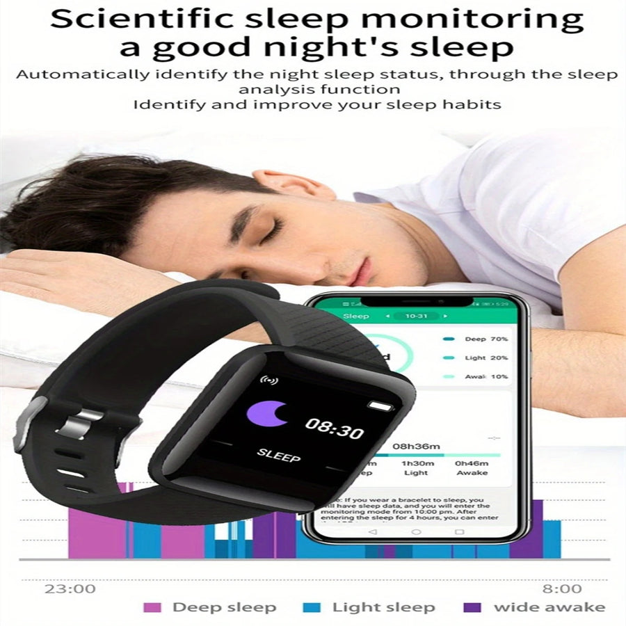 Smart Watch for Men & Women – Message & Fitness Monitor Bracelet