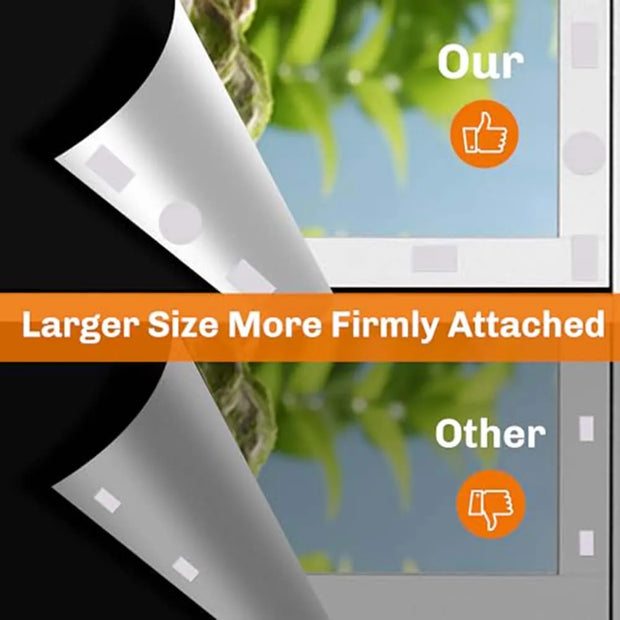 210D Removable Light Blocking Darkest Window Cloth DIY Total Blackout Glass Privacy Darkening Window Tint Black Window Sticker