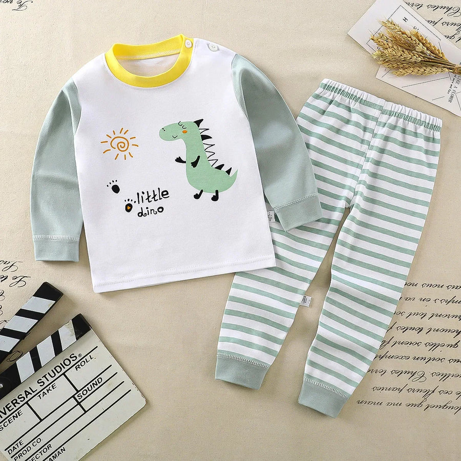 Kids' Cotton Clothing Set – Autumn/Winter for Boys & Girls