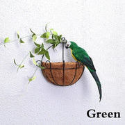 Handmade Feather Parrot Garden Ornament
