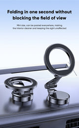 MagSafe Car Phone Holder, 360-Degree Rotating Magnetic Mount for Vehicles