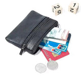 Mini Coin Purse, Small Zipper Wallet for Cash and Change