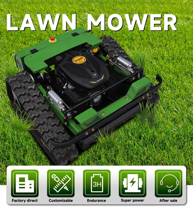 Powerful Remote-Controlled Lawn Mower – Fully Automatic Climbing, Ideal for Efficient Weeding in Gardens & Orchards at Home