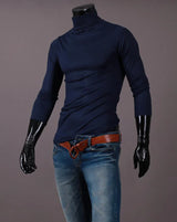 Men’s Thermal Shirt – Slim Fit High Neck Long Sleeve Winter Top