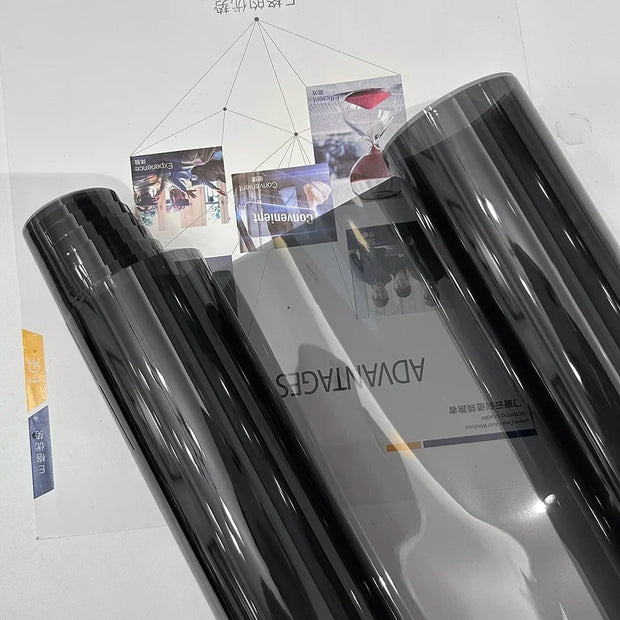 50cmx3m Car Window Privacy Tint Film Auto Vinyl Anti Look Glass Sticker Foils Ceramic Summer Solar UV Protector Mirror Films