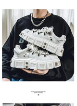 Women's Platform Sneakers – Casual Leather, Summer Sport Style