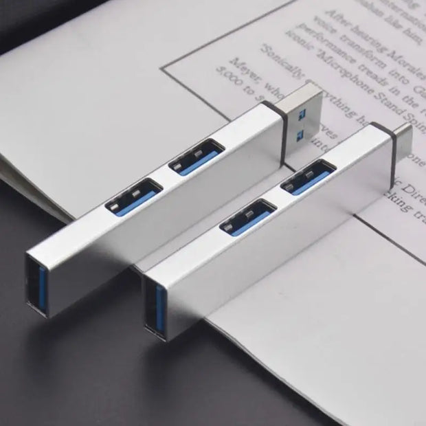 USB 3.0 3 Port USB Hub 2.0 Multi Type-C Ultra Slim Splitter Hub Power Adapter Multiple Expander USB 3.0 2.0 Hub For PC Xiaomi