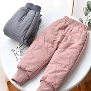 Kids Winter Thermal Pants - Cotton-Padded Warm Trousers for Cold Weather Outdoor Snow Play & Comfort Kids Clothes
