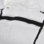 White Winter Jacket for Women Fashion Long Sleeve Hooded Bread Cotton Clothes Female Leisure Thick Warm Padded Coat Women