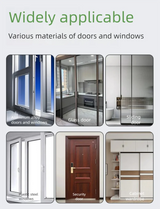 Collage showing sealing strips widely applicable to various door types