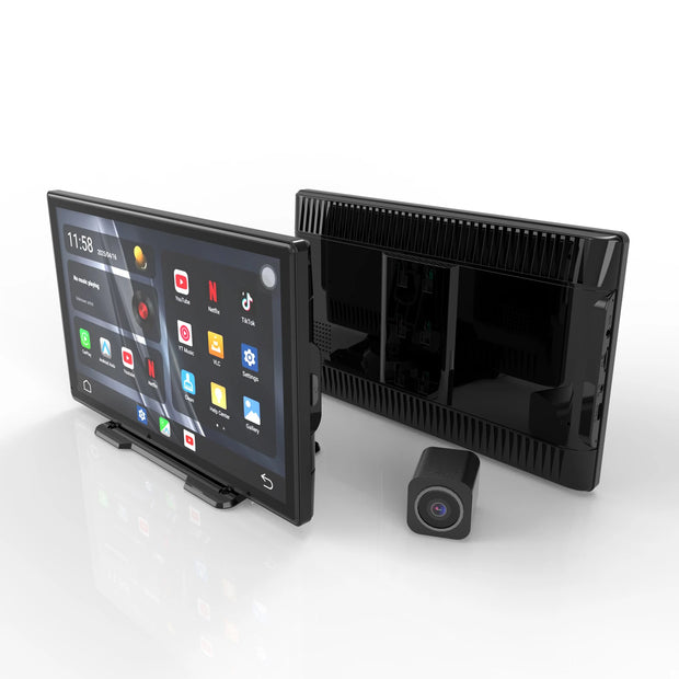 OTTOCAST CarPlay Screen 9.0" INCH 4K Car Touch Screen Wireless Carplay Android Auto Radio DVR GPS Video Built-in Youtube Netflix