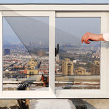 Magnetic Mosquito Net for Windows, Fly Screen with Self-Adhesive Tape