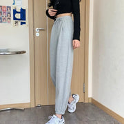 Joggers Sports Pants New Hip Hop Running Pants Drawstring Women Lady Girls Sweatpants Comfortable Oversized Female Streetwear Tr