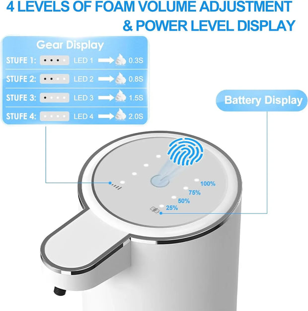 Touchless Foaming Automatic Soap Dispenser
