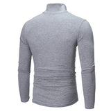 Men’s Thermal Shirt – Slim Fit High Neck Long Sleeve Winter Top