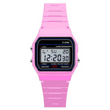 Men’s Military-Style LED Digital Watch with Silicone Band