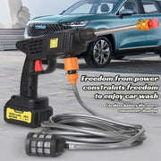 GMY【Cordless Handheld Water Gun】Lithium Battery Rechargeable High-Pressure Washer - Portable Car Wash Sprayer for Home