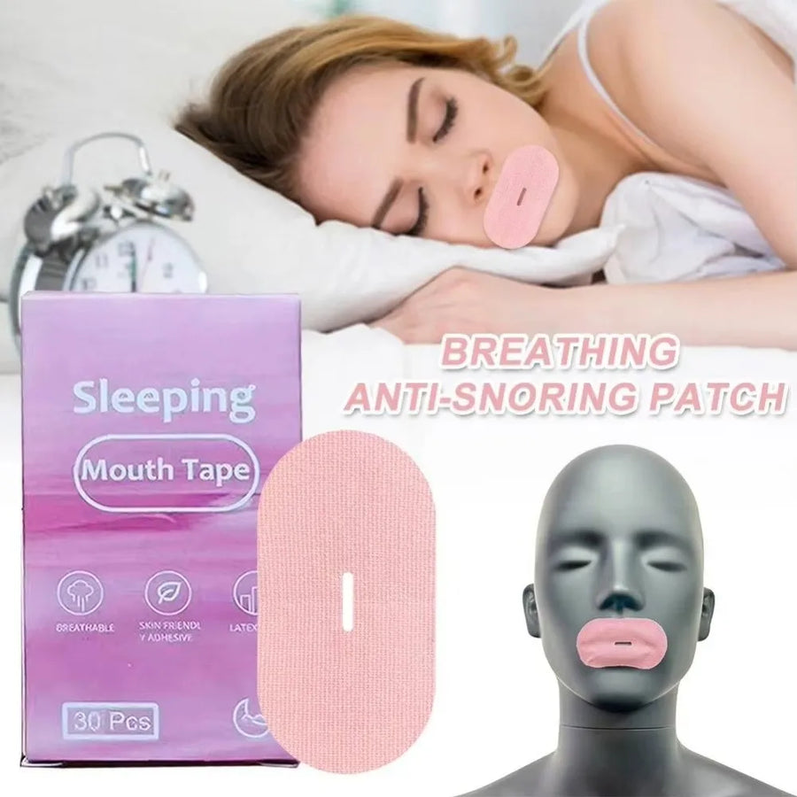 Medical-Grade Mouth Tape – 30/60Pcs Gentle Sleep Strips