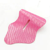 Pink textured anti-snoring mouth tape strips close-up