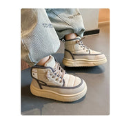 Winter Children Snow Boots 2025 New Kids Ankle Boots Toddler Girls Fashion Non-slip Plush Fur Warm Boys Cold-proof Short Boots