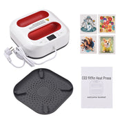 Handheld Heat Press Machine 9''x9''  Iron Press Fast Heat Up Adjustable Temperature and Timer Auto Shutdown Safety Function