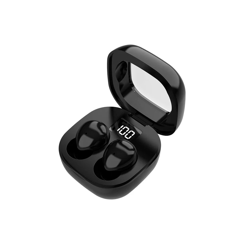 Wireless Bluetooth Headset Mini Ultra Small Sleep New Invisible Earbuds High Sound Quality Headphones Noise Reduction Earphones UpTrend Deals