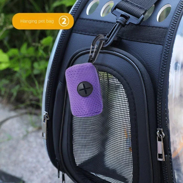 Hanging Dog Poop Bag Dispenser Holder