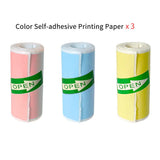 Mini Portable Printer Thermal Paper HD 57*25mm Universal Self-adhesive Roll Paper Label Sticker For Phone Printing Picture Photo UpTrend Deals