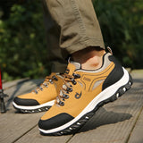Men's Leather Casual Sneakers – Lightweight for All Seasons