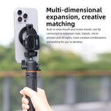 Magnetic Phone Tripod Mount – MagSafe Cold Shoe Mount with 1/4 Screw for iPhone & Android