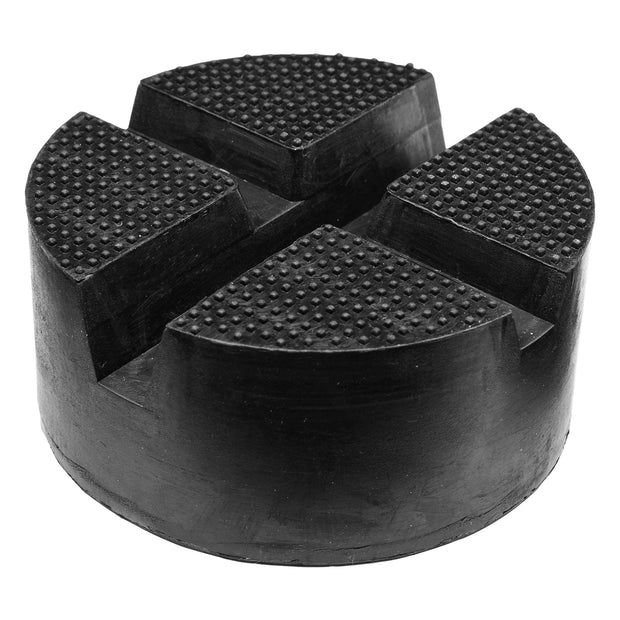 Cross Grooved Trolley Rubber Jack Pad Floor Frame Rail Protector Pinch Weld Side Floor Support For Car Truck 2-3 Tone Universal