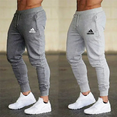 Men Joggers Pants in gray, stylish baggy sweatpants ideal for summer workouts and casual wear, featuring a comfortable fit.