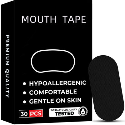 Sleep Mouth Tape – 30Pcs Gentle Strips, Prevents Snoring, Keeps Mouth Closed at Night