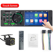 SINOVCLE Car Radio Audio 1 din 4.1” Touch Screen Bluetooth Stereo Mp3/Mp5 Player FM Receiver With Colorful Lights Remote Control