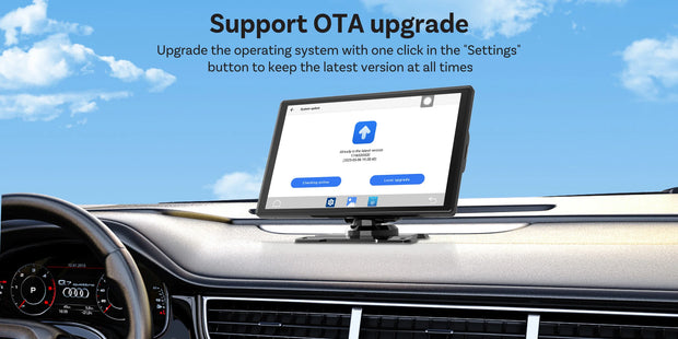 OTTOCAST CarPlay Screen 9.0" INCH 4K Car Touch Screen Wireless Carplay Android Auto Radio DVR GPS Video Built-in Youtube Netflix