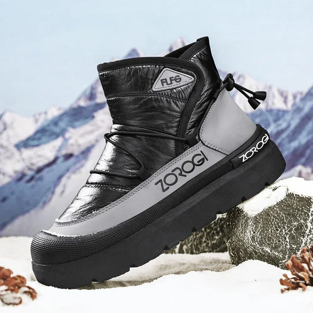 Winter Boots for Men Add Velvet Men's Sneakers Ankle Boots Soft and Comfortable Sports and Leisure Wear-resistant Non-Slip New