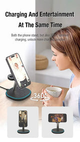 3-in-1 Wireless Charging Station – Fast Charge Phone, Watch & Earbuds